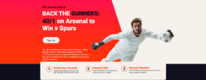 Betano Welcome Offer: Get 40/1 On Arsenal To Win vs